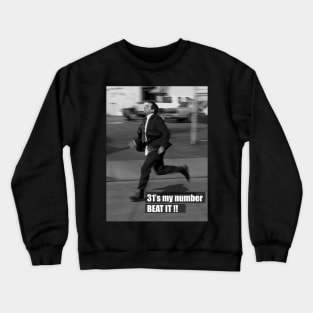 Michael Scott running Crewneck Sweatshirt